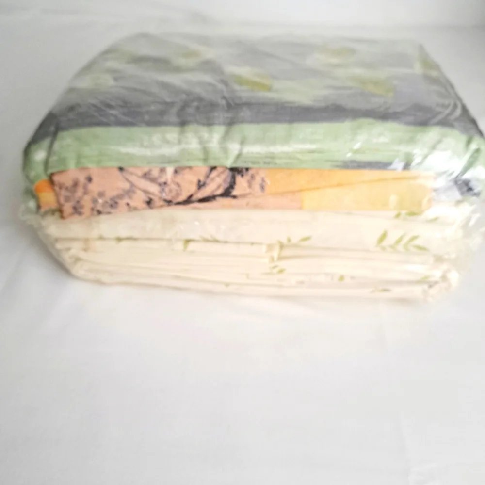 JCPenney Elegant Floral Bedding Queen Set in Cream Pink snd Green